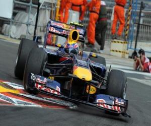 Puzle Mark Webber - Red Bull - Monte-Carlo 2010