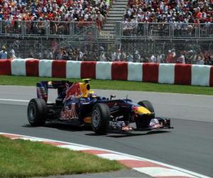 Puzle Mark Webber - Red Bull - Montreal 2010