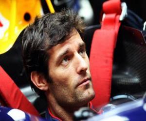 Puzle Mark Webber - Red Bull - Shanghai 2010