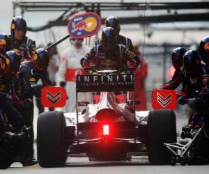 Puzle Mark Webber - Red Bull - Shanghai, 2011