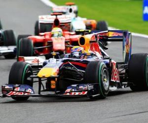 Puzle Mark Webber - Red Bull - Spa-Francorchamps 2010