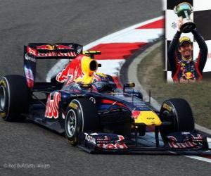 Puzle Mark Webber - Red Bull - Šanghaj, Čína Grand Prix (2011) (3. místo)