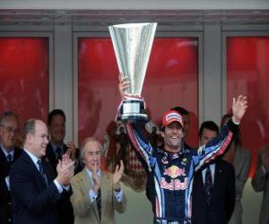 Puzle Mark Webber slavil vítězství v Monte-Carlo, Monako Grand Prix (2010)
