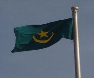 Puzle Mauritánská vlajka