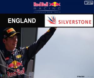 Puzle Max Verstappen, britské Grand Prix Velké Británie 2016