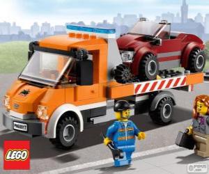 Puzle Mechanické pomoc Lego City
