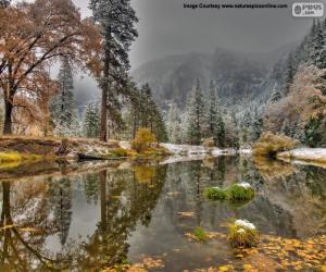 Puzle Merced River, Kalifornie