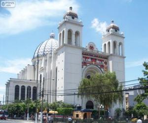 Puzle Metropolitní katedrála Božského Spasitele, San Salvador, El Salvador