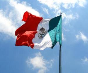 Puzle Mexická vlajka