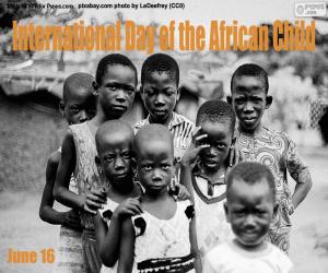 Puzle Mezinárodní den afrického dítěte