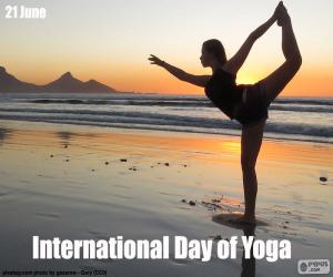 Puzle Mezinárodní den jógy