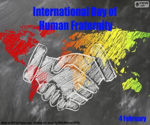Puzle Mezinárodní den lidského bratrství