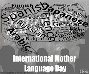 Puzle Mezinárodní den mateřského jazyka
