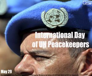 Puzle Mezinárodní den mírových sil OSN