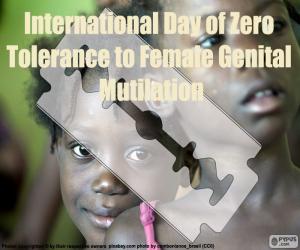 Puzle Mezinárodní den nulové tolerance k mrzačení ženských pohlavních orgánů