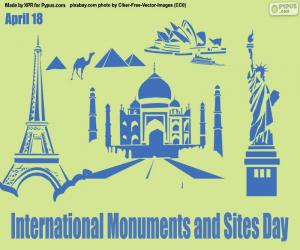 Puzle Mezinárodní den památek a památek