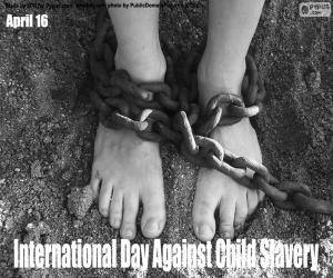 Puzle Mezinárodní den proti otroctví dětí