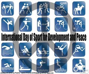 Puzle Mezinárodní den sportu za rozvoj a mír
