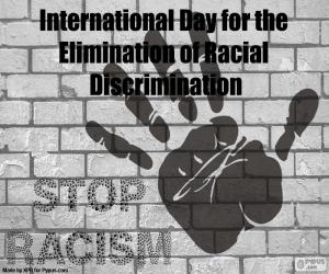 Puzle Mezinárodní den za odstranění rasové diskriminace