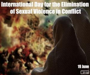 Puzle Mezinárodní den za odstranění sexuálního násilí v konfliktech