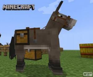 Puzle Minecraft kůň