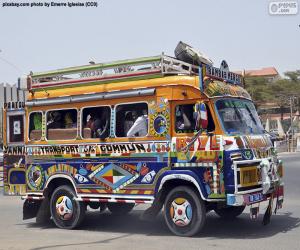 Puzle Minibus, Dakar, Senegal