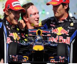 Puzle mistr Red Bull F1 konstruktérů &#039;2010