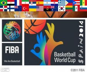 Puzle Mistrovství světa v basketbalu 2014. FIBA Mistrovství pořádané Španělsko