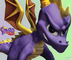 Puzle Mladý drak Spyro, hlavní protagonista Spyro Dragon videohry