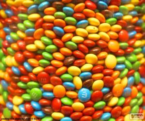 Puzle M&M's pestrá