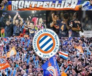 Puzle Montpellier Hérault Sport Club, mistr francouzské fotbalové ligy, Ligue 1, 2011-2012