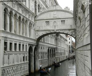 Puzle Most vzdechů, Itálie