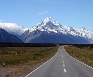 Puzle Mount Cook, Nový Zéland