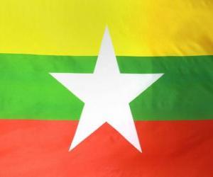 Puzle Myanmarská vlajka