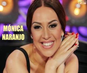 Puzle Mónica Naranjo, španělský zpěvák