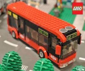 Puzle Městský autobus Lego