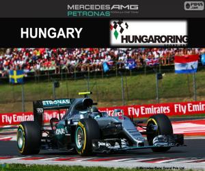 Puzle N. Rosberg GP Maďarska 2016