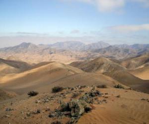 Puzle Na poušti Atacama v Chile