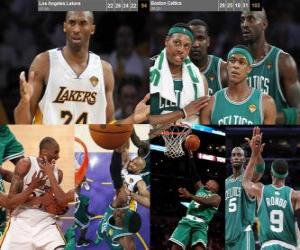 Puzle NBA finále 2009-10, Game 2, Los Angeles Lakers 94 - Boston Celtics 103