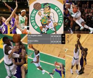Puzle NBA finále 2009-10, Game 5, Los Angeles Lakers 86 - Boston Celtics 92