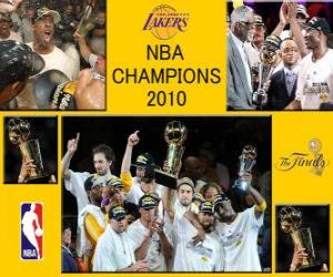 Puzle NBA mistrů 2010 - Los Angeles Lakers -