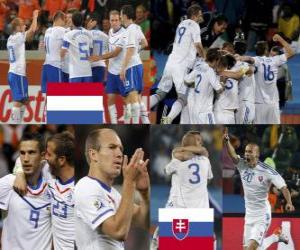 Puzle Nederland - Slovenská Rep, osmé finále, Jižní Afrika 2010