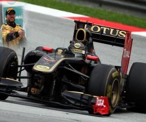 Puzle Nick Heidfeld - Renault - Sepang, Malajsie Grand Prix (2011) (3. místo)