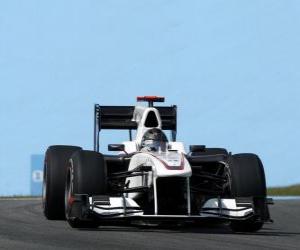 Puzle Nick Heidfeld - Sauber - Interlagos 2010