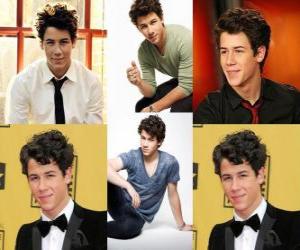 Puzle Nick Jonas herec a zpěvák Spojené státy americké
