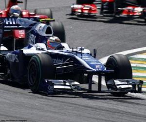 Puzle Nico Hülkenberg - Williams - Interlagos 2010