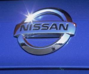 Puzle Nissan logo, japonské automobilové značce