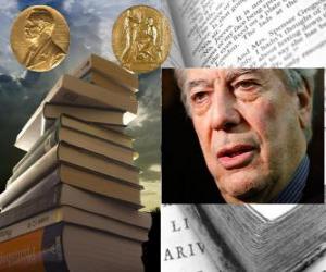 Puzle Nobelova cena za literaturu 2010 - Mario Vargas Llosa -