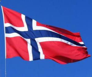 Puzle Norská vlajka