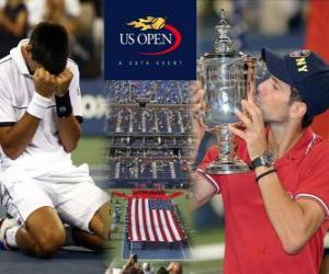 Puzle Novak Djokovic 2011 šampion US Open